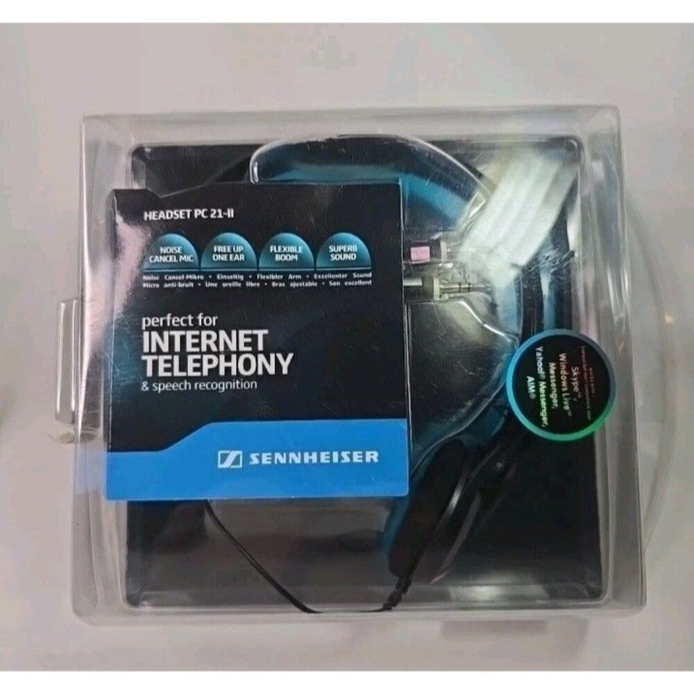 Sennheiser PC 21-11 Single Sided Wired Headset For PC 504520 DUAL headset 3.5mm